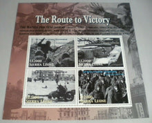 Load image into Gallery viewer, THE ROUTE TO VICTORY THE BATTLE OF STALINGRAD STAMPS MNH &amp; INFORMATION CARD
