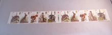 Load image into Gallery viewer, 1977 BRITISH WILDLIFE 9p 10 X STAMPS MNH WITH TRAFFIC LIGHTS &amp; STAMP HOLDER
