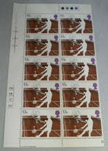 Load image into Gallery viewer, BADMINTON 1977 13P BLOCK OF TEN STAMPS MNH WITH TRAFFIC LIGHTS
