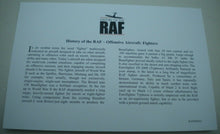 Load image into Gallery viewer, 2008 OFFENSIVE AIRCRAFT - HISTORY OF THE RAF - PROOF 1 CROWN  COIN COVER PNC
