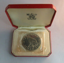 Load image into Gallery viewer, 1971 QEII BARBARY MACAQUE PROOF GIBRALTAR 25 PENCE CROWN SEALED COIN Boxed
