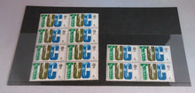 Load image into Gallery viewer, 1968 BRITISH TUC 4d 12 STAMPS MNH WITH CLEAR FRONTED STAMP HOLDER
