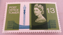 Load image into Gallery viewer, VARIOUS PRE DECIMAL STAMPS X5 MNH - 1965 POST OFFICE TOWER &amp; 1966 LANDSCAPES
