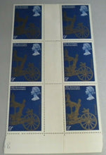 Load image into Gallery viewer, 1978 STATE COACH 25TH ANNIVERSARY OF THE CORONATION 9p BLOCK OF 6 STAMPS MNH
