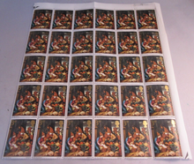 Load image into Gallery viewer, 1967 ADORATION OF THE SHEPHERDS 3d QUARTER SHEET 30 X STAMPS MNH &amp; STAMP HOLDER
