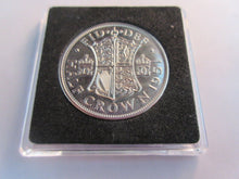 Load image into Gallery viewer, 1951 KING GEORGE VI BARE HEAD PROOF HALF CROWN COIN IN QUADRANT CAPSULE
