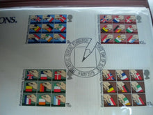 Load image into Gallery viewer, 1979 THE EUROPEAN ELECTIONS SILVER MEDALLION FIRST DAY COVER PNC COA PADDED CASE
