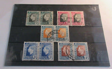 Load image into Gallery viewer, SOUTH AFRICA CORONATION A BEAUTIFUL SET OF STAMPS WITH CLEAR FRONT STAMP HOLDER
