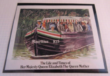 Load image into Gallery viewer, 1985 HMQE QUEEN MOTHER 85th ANNIV COLLECTION MAURITIUS STAMPS ALBUM SHEET
