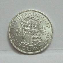 Load image into Gallery viewer, 1939 GEORGE VI SILVER HALF CROWN SPINK REF 4080 UNC QUAD CAP BOXED WITH COA A2
