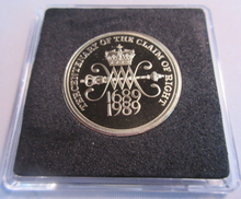 Load image into Gallery viewer, 1989 QEII CLAIM OF RIGHTS UK ROYAL MINT PROOF £2 COIN BOXED WITH COA
