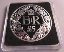 Load image into Gallery viewer, 2012 QUEEN ELIZABETH II DIAMOND JUBILEE G/P SILVER PROOF £5 CROWN COIN BOX &amp; COA
