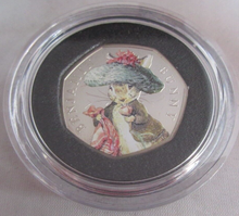 Load image into Gallery viewer, BEATRIX POTTER BENJAMIN BUNNY 2017 S/PROOF FIFTY PENCE WITH COA ROYAL MINT BOX
