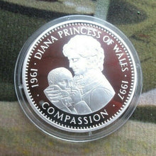 Load image into Gallery viewer, UK SILVER PROOF PRINCESS DIANA COINS VARIOUS £5 /CROWNS/RUPEES/ DOLLARS
