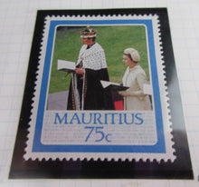 Load image into Gallery viewer, 1986 QUEEN ELIZABETH II 60TH BIRTHDAY MAURITIUS STAMPS &amp; ALBUM SHEET
