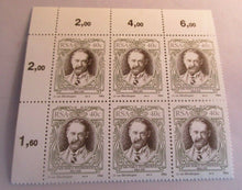 Load image into Gallery viewer, COLLECTION OF RSA 10C,20C, 25C &amp; 40c BLOCK OF 6 OF EACH STAMP MNH
