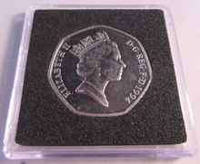 Load image into Gallery viewer, 1994 D-DAY 50TH ANNIVERSARY FIFTY PENCE 50P COIN IN QUADRANT CAPSULE
