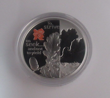 Load image into Gallery viewer, 2010 British Oak A Celebration of Britain Silver Proof £5 Coin COA Royal Mint
