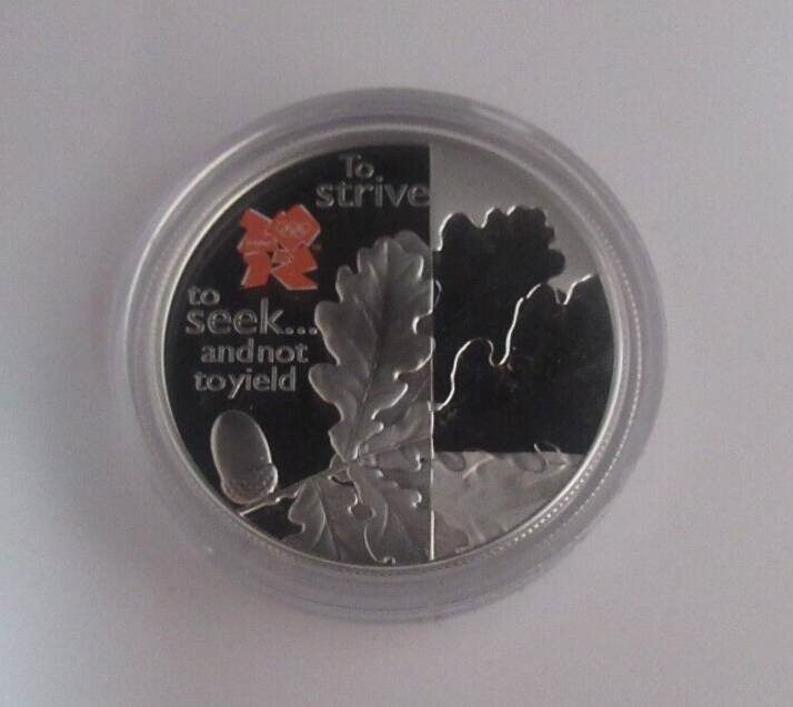 2010 British Oak A Celebration of Britain Silver Proof £5 Coin COA Royal Mint