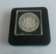 Load image into Gallery viewer, 2018 AFRICA WILDLIFE ELEPHANT 100 SHILLINGS 1oz .999 BU silver in Quad Box
