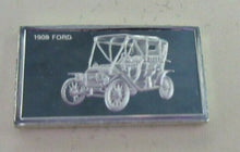 Load image into Gallery viewer, 1909 FORD 15mm X 10mm 1.60gram SILVER INGOT WITH INFORMATION SLIP
