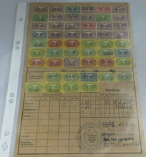 Load image into Gallery viewer, 1940 - 1941 WWII GERMANY Invalidenvers REVENUE STAMPBOOK &amp; STAMPS LEIPZIG
