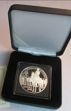 Load image into Gallery viewer, 1996 QE II CELEBRATE 70 YEARS ST HELENA SILVER PROOF 50 PENCE CROWN BOX &amp; COA
