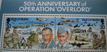 Load image into Gallery viewer, 1944-1994 50TH ANNIVERSARY OPERATION OVERLORD U.S.8TH &amp; 9TH AIR FORCE STAMPS MNH
