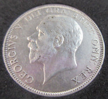 Load image into Gallery viewer, 1935 KING GEORGE V BARE HEAD .500 SILVER UNC FLORIN COIN BOXED WITH COA

