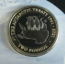 Load image into Gallery viewer, 2021 The Antarctic Treaty BAT Diamond Finish £2 Coin In Sealed Pack (X)
