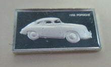 Load image into Gallery viewer, 1953 PORSCHE 15mm X 10mm 1.60gram SILVER INGOT WITH INFORMATION SLIP
