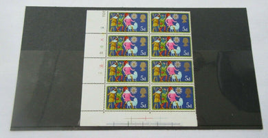 1969 CHRISTMAS 5d 8 STAMPS MNH