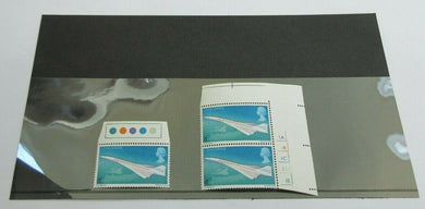 1969 CONCORDE GOAMAN HARRISON 4d 3 STAMPS MNH INCLUDES TRAFFIC LIGHTS