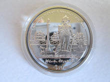 Load image into Gallery viewer, 2005 BRITISH VIRGIN IS BATTLE OF TRAFALGAR NELSON&#39;S COLUMN $10 SILVER PROOF COIN
