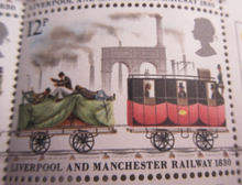 Load image into Gallery viewer, 1980 150TH ANNIV OF LIVERPOOL &amp; MANCHESTER RAILWAY FULL SHEET 100 X STAMPS MNH
