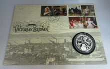 Load image into Gallery viewer, No 001 INDUSTRY &amp; INNOVATION IN VICTORIAN BRITAIN SILVER PROOF £5 COIN COVER PNC
