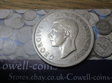 Load image into Gallery viewer, 1942 KING GEORGE VI SILVER HALFCROWN VERY COLLECTABLE CONDITION SPINK 4080 Cc4
