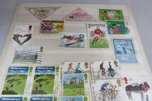 Load image into Gallery viewer, VARIOUS SPORTING STAMPS WITH CLEAR FRONTED HOLDER
