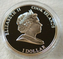 Load image into Gallery viewer, 2011 PRINCE WILLIAM &amp; CATHERINE MIDDLETON COOK ISLANDS  $1 COIN WITHIN CAPSULE
