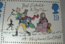 Load image into Gallery viewer, 1993 BOB CRATCHIT &amp; TINY TIM 19p BLOCK OF 4 STAMPS MNH
