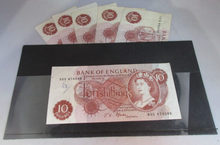 Load image into Gallery viewer, TEN SHILLINGS BANK NOTE J S FFORDE - 1967 VF-EF ONE RANDOMLY SELECTED NOTE
