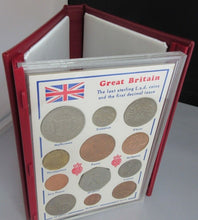 Load image into Gallery viewer, GB THE LAST STERLING COINS £.S.D &amp; THE FIRST DECIMAL ISSUE &amp; ROYAL MINT RED BOOK
