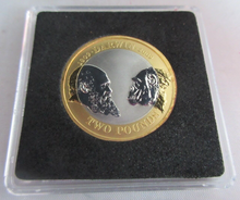 Load image into Gallery viewer, 2009 QUEEN ELIZABETH II CHARLES DARWIN SILVER PROOF £2 TWO POUND COIN BOXED
