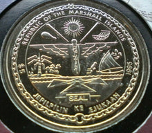 Load image into Gallery viewer, 1995 VICTORY IN EUROPE MARSHALL ISLANDS BUNC 5 DOLLAR COIN COVER PNC WITH INFO
