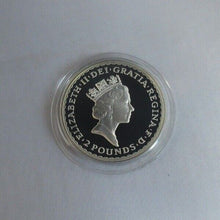 Load image into Gallery viewer, 1997 Britannia First Year Royal Mint 1oz Silver Proof UK £2 Coin Boxed + COA Cc1
