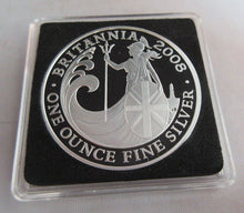 Load image into Gallery viewer, 2008 BRITANNIA SILVER PROOF 1oz £2 TWO POUND COIN WITH BOX AND COA
