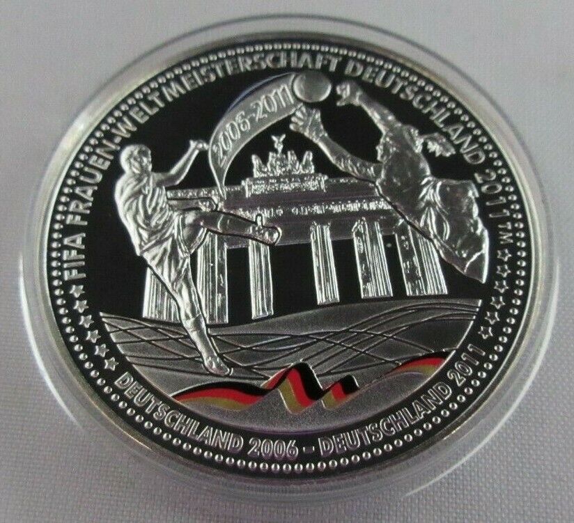 FIFA WOMENS WORLD CUP GERMANY 2011 36mm VON DER 2006 ZU DER 2011 S/PROOF MEDAL