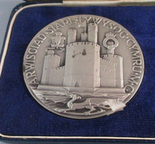 Load image into Gallery viewer, Investiture of Prince Charles 1969 3 Silver Medal Set John Pinches In Box
