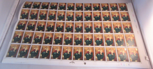 Load image into Gallery viewer, 1969 MADONNA &amp; CHILD 4d HALF SHEET 60 X STAMPS MNH WITH STAMP HOLDER
