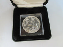 Load image into Gallery viewer, 1935 GEORGE V ROCKING HORSE SILVER SPECIMEN CROWN COIN REF SPINK 4048 BOX/COA A6
